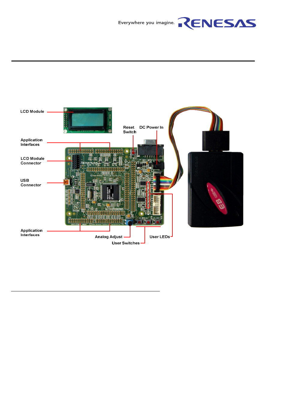 Quick start | Renesas H8SX1664 User Manual | Page 3 / 6