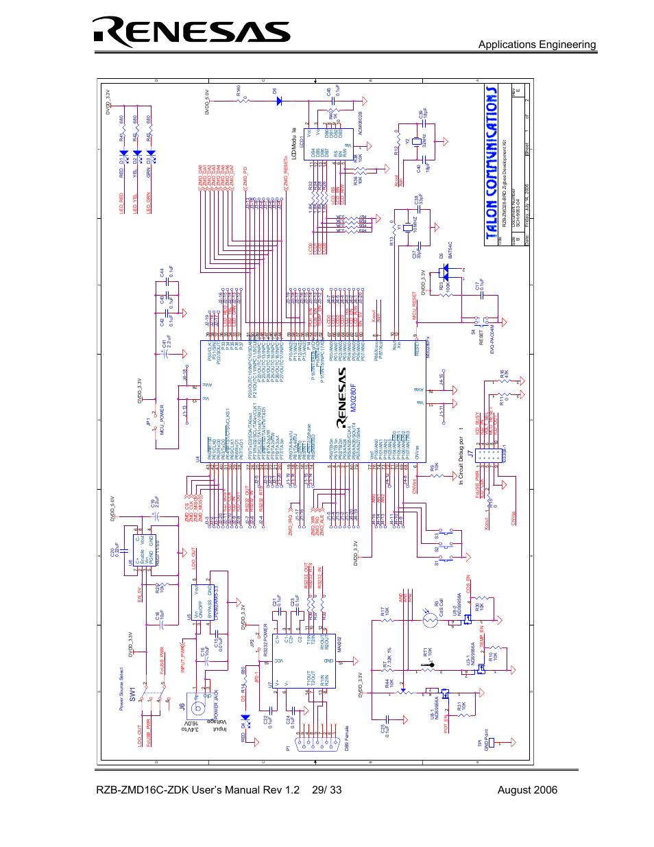 Renesas RZB-ZMD16C-ZDK User Manual | Page 29 / 33