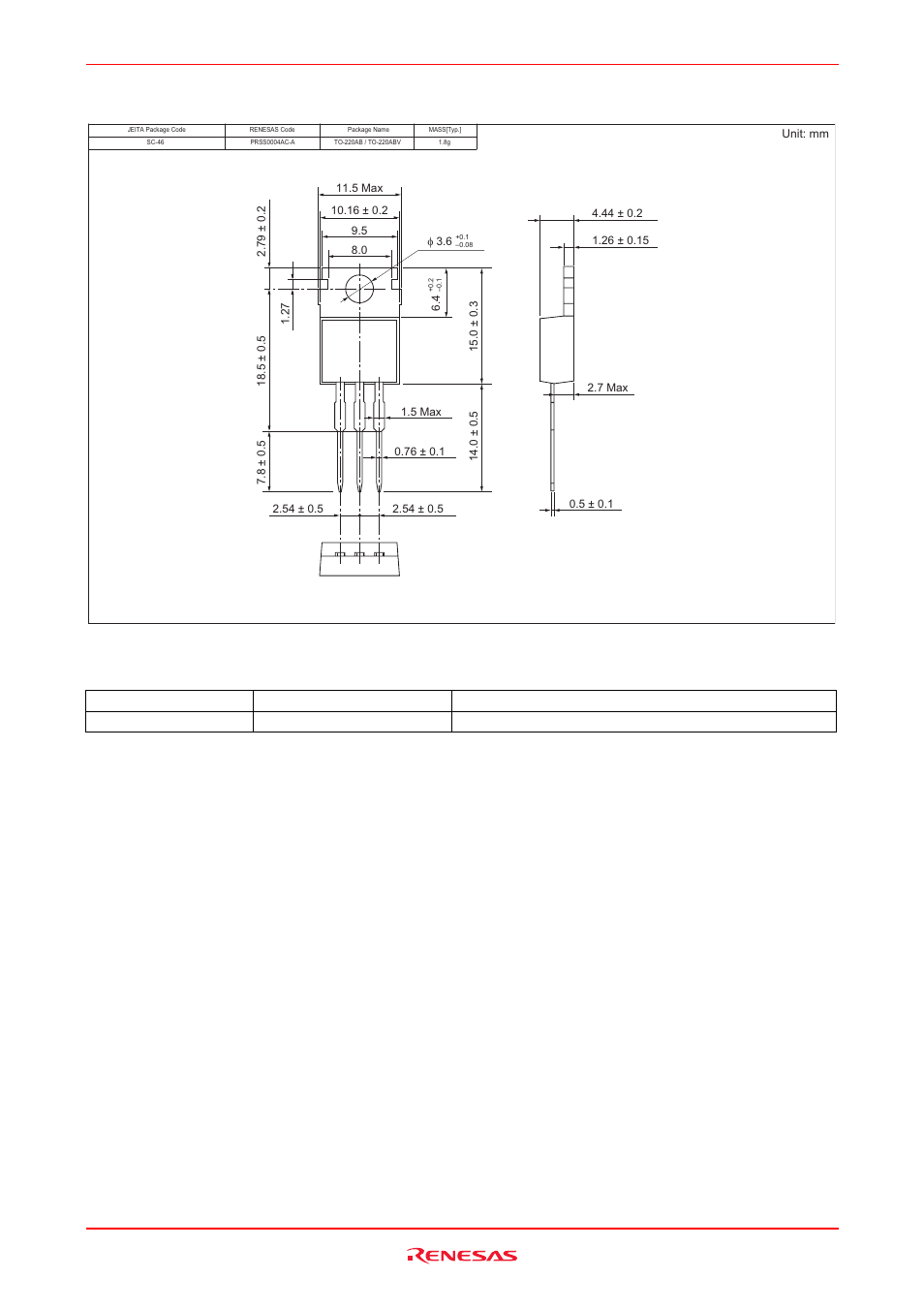 Package dimensions, Ordering information | Renesas 2SK3069 User Manual | Page 7 / 8