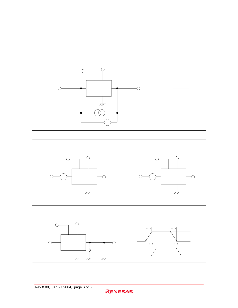 Test circuit, Off), i | Renesas HD74HC1G66 User Manual | Page 6 / 9