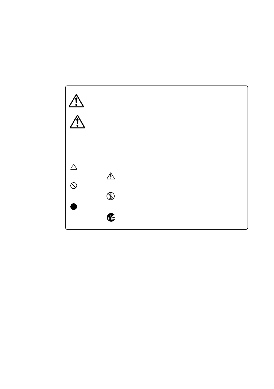 Precautions for safety, 1 safety symbols and meanings, Warning important caution | Renesas PCA7438F-80A User Manual | Page 6 / 18