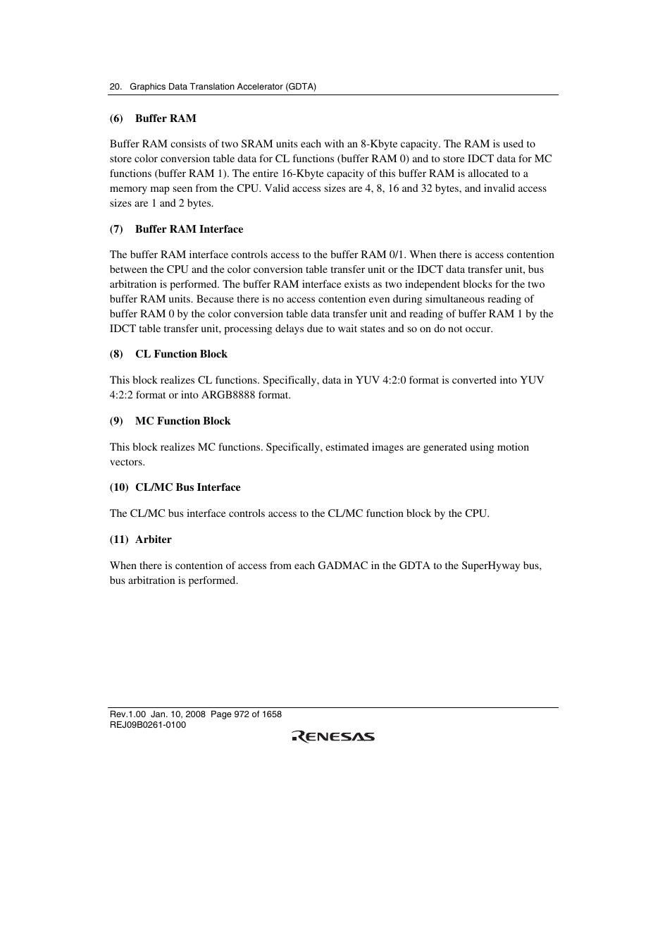 Renesas SH7781 User Manual | Page 1002 / 1692