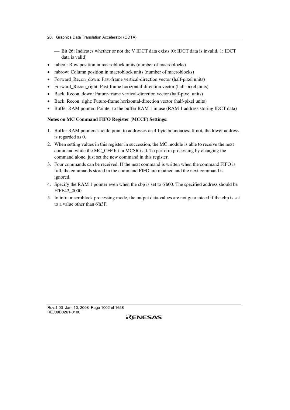 Renesas SH7781 User Manual | Page 1032 / 1692