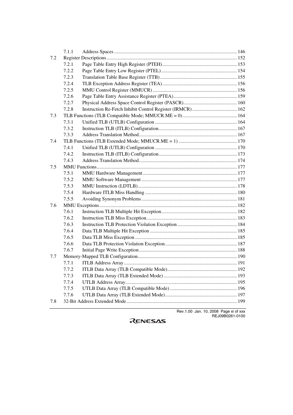 Renesas SH7781 User Manual | Page 11 / 1692