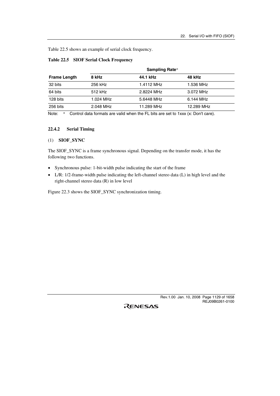 2 serial timing | Renesas SH7781 User Manual | Page 1159 / 1692