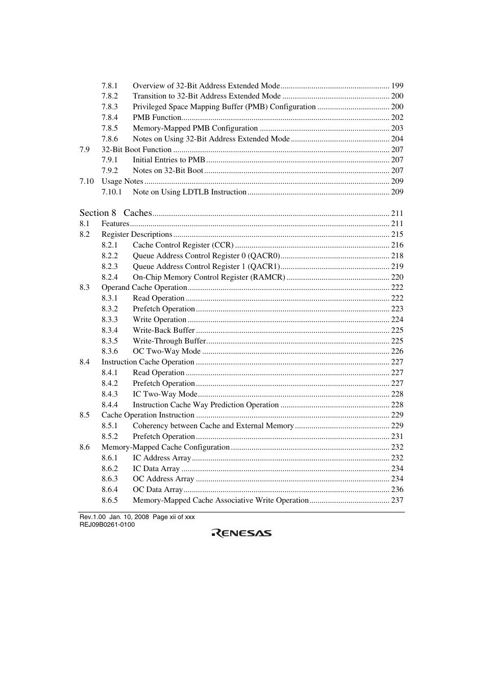 Renesas SH7781 User Manual | Page 12 / 1692