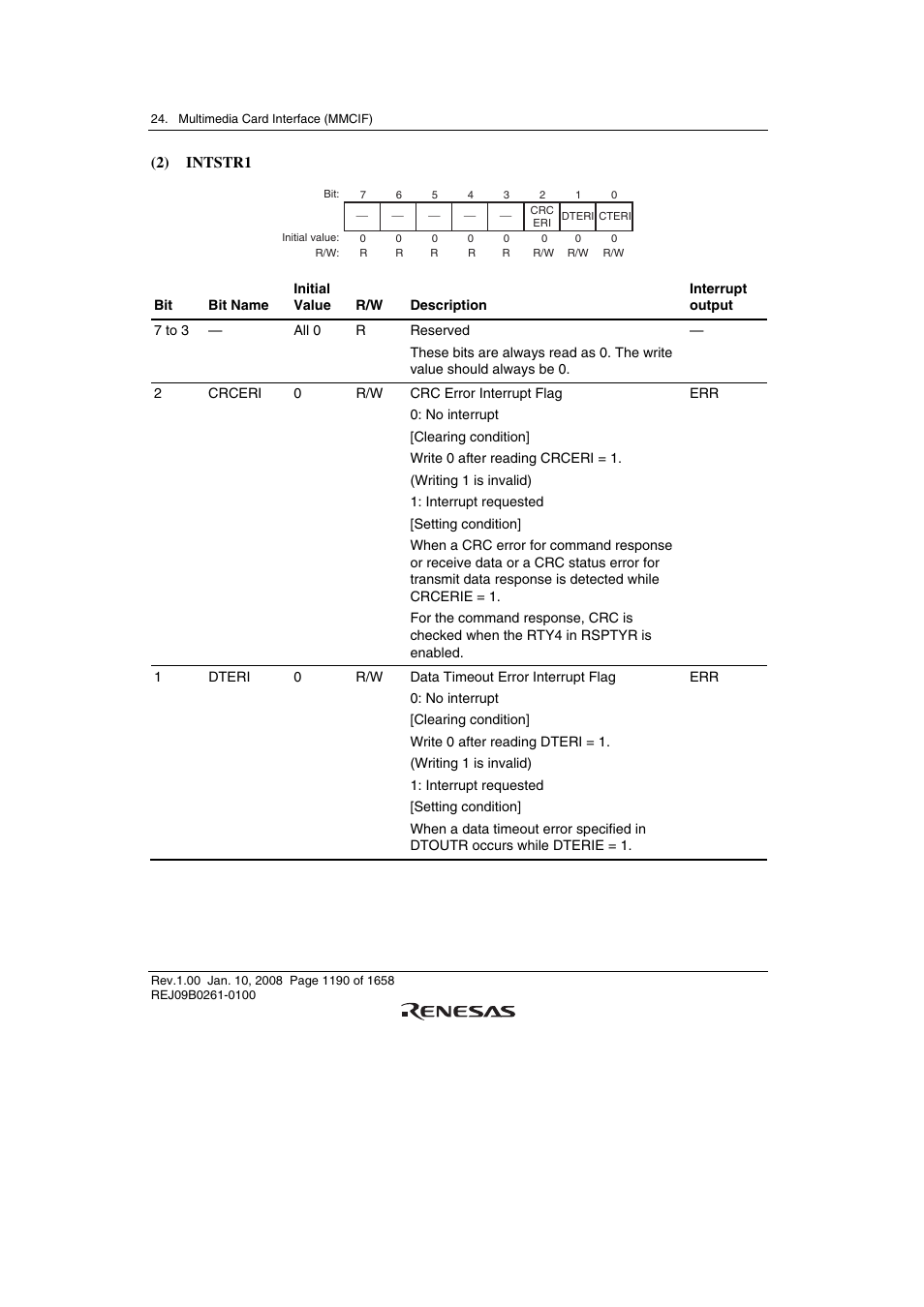 Renesas SH7781 User Manual | Page 1220 / 1692