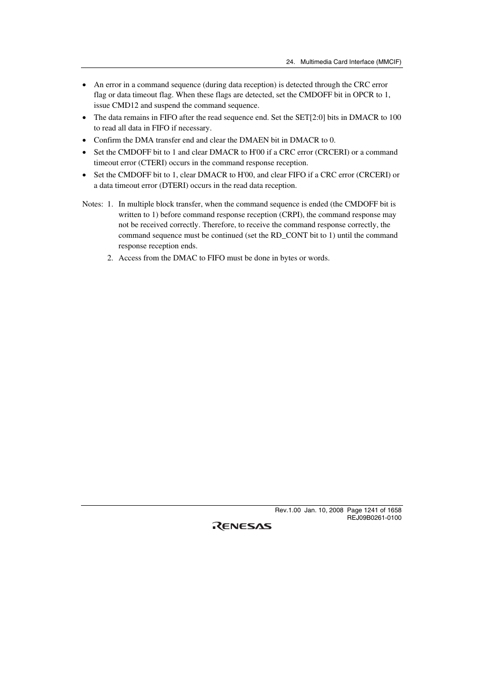 Renesas SH7781 User Manual | Page 1271 / 1692