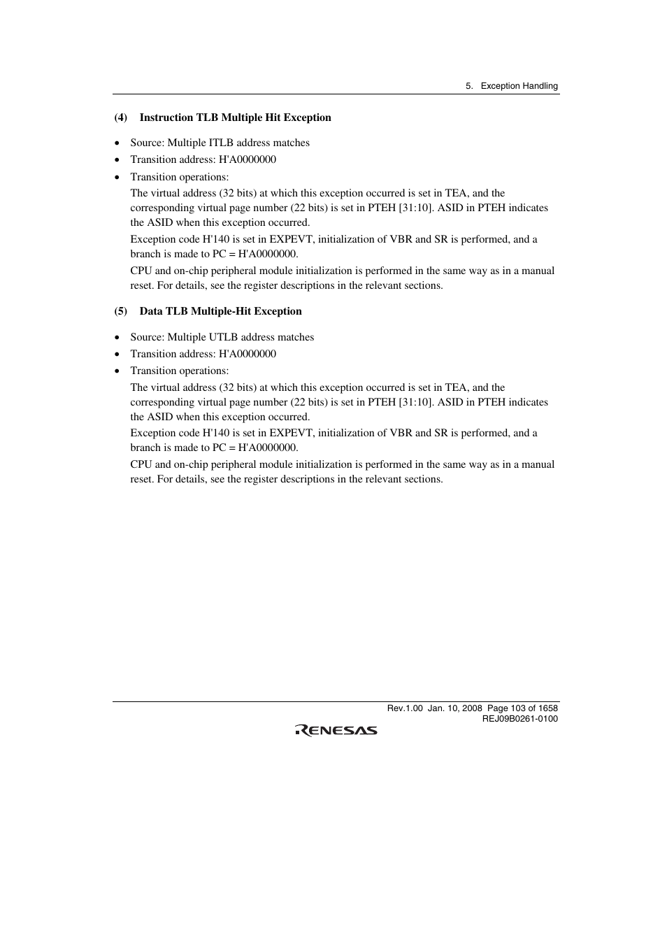 Renesas SH7781 User Manual | Page 133 / 1692