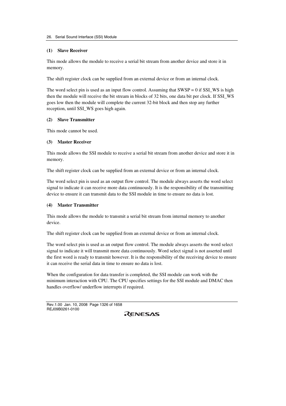 Renesas SH7781 User Manual | Page 1356 / 1692
