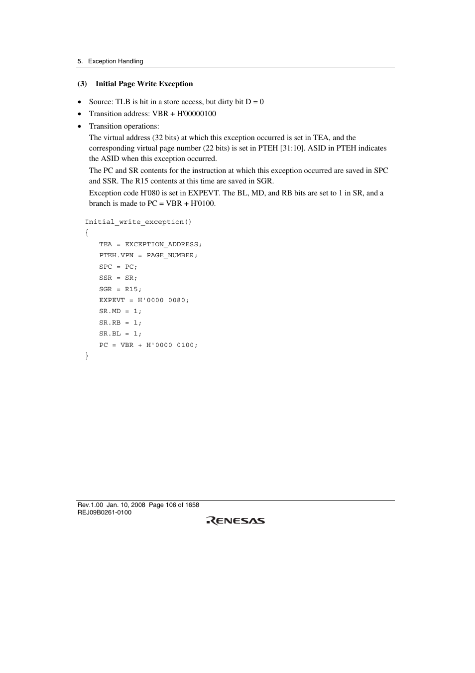 Renesas SH7781 User Manual | Page 136 / 1692