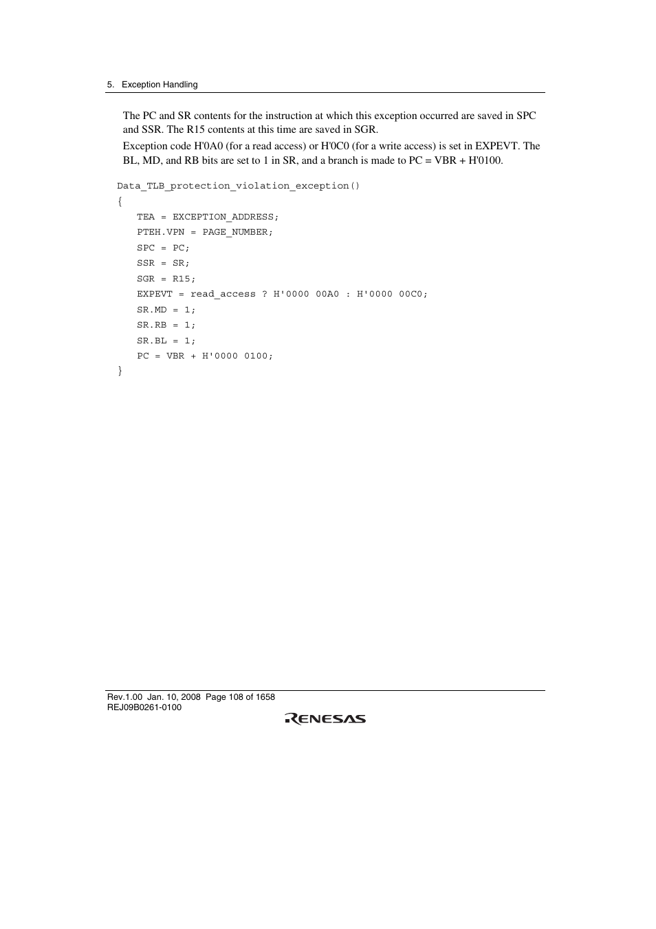 Renesas SH7781 User Manual | Page 138 / 1692