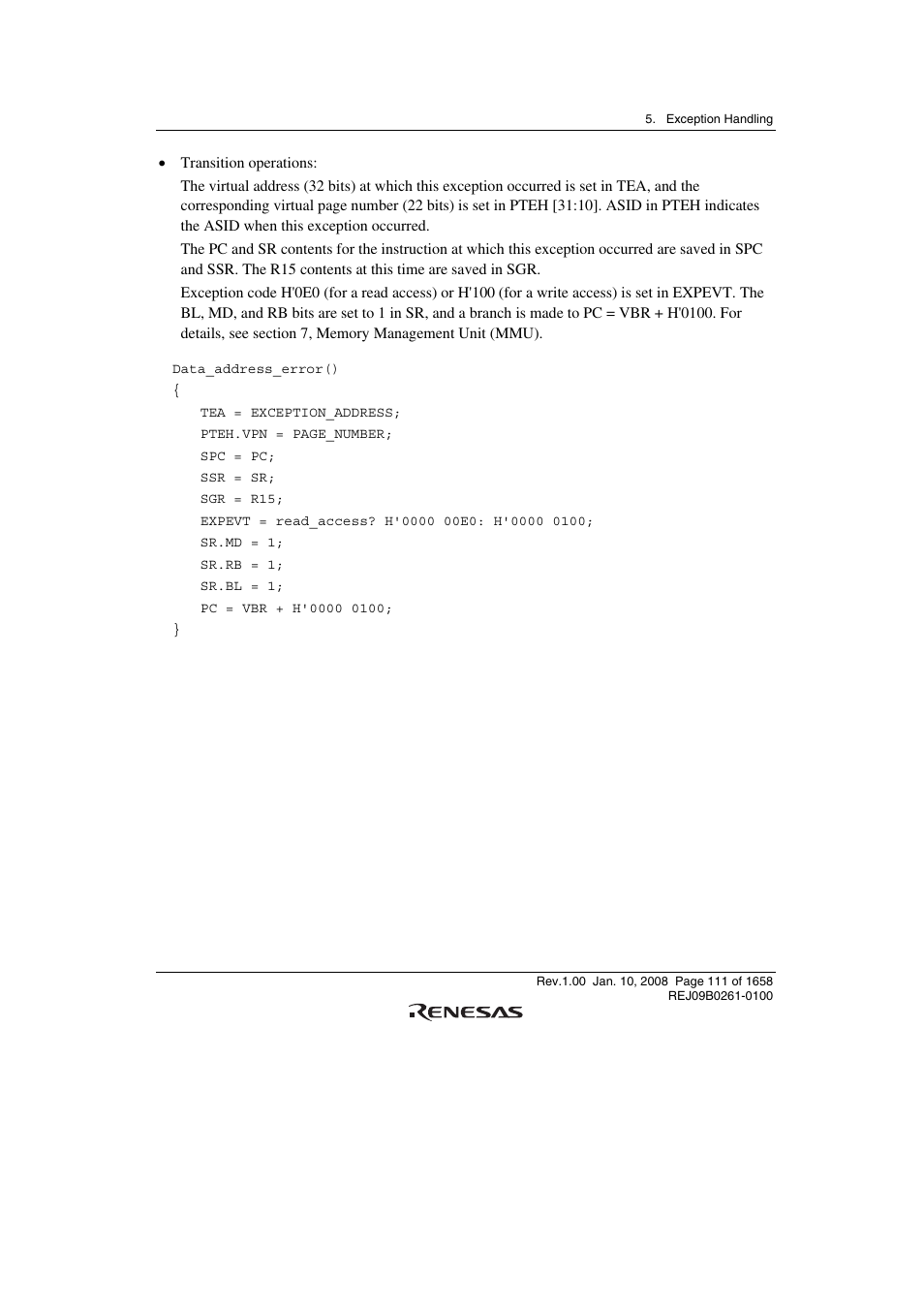 Renesas SH7781 User Manual | Page 141 / 1692