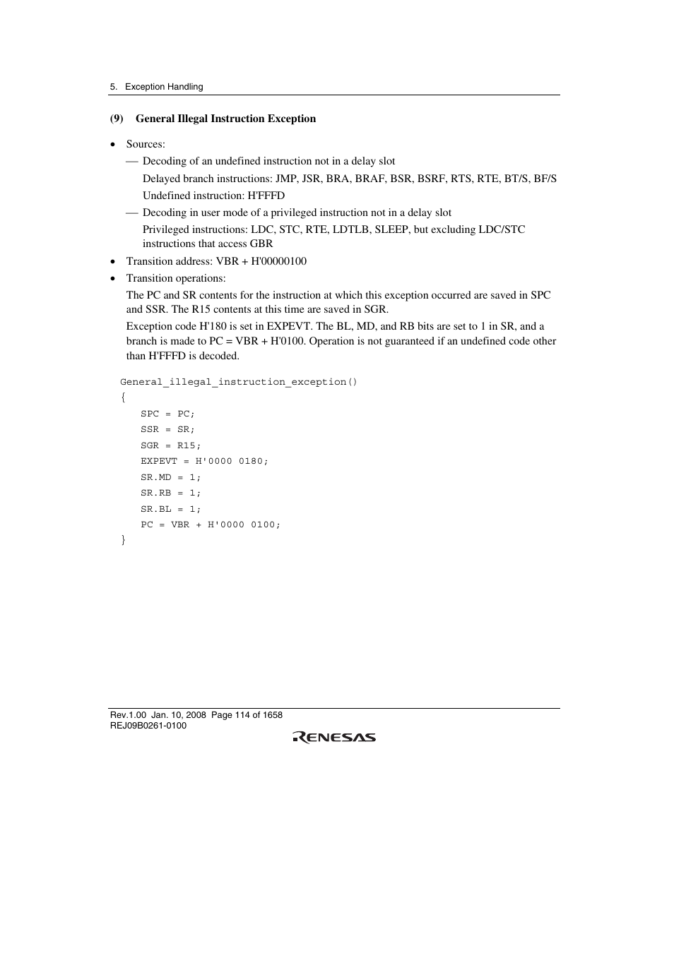 Renesas SH7781 User Manual | Page 144 / 1692