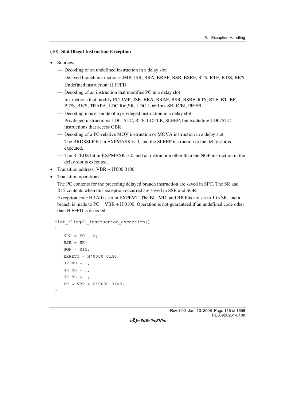 Renesas SH7781 User Manual | Page 145 / 1692