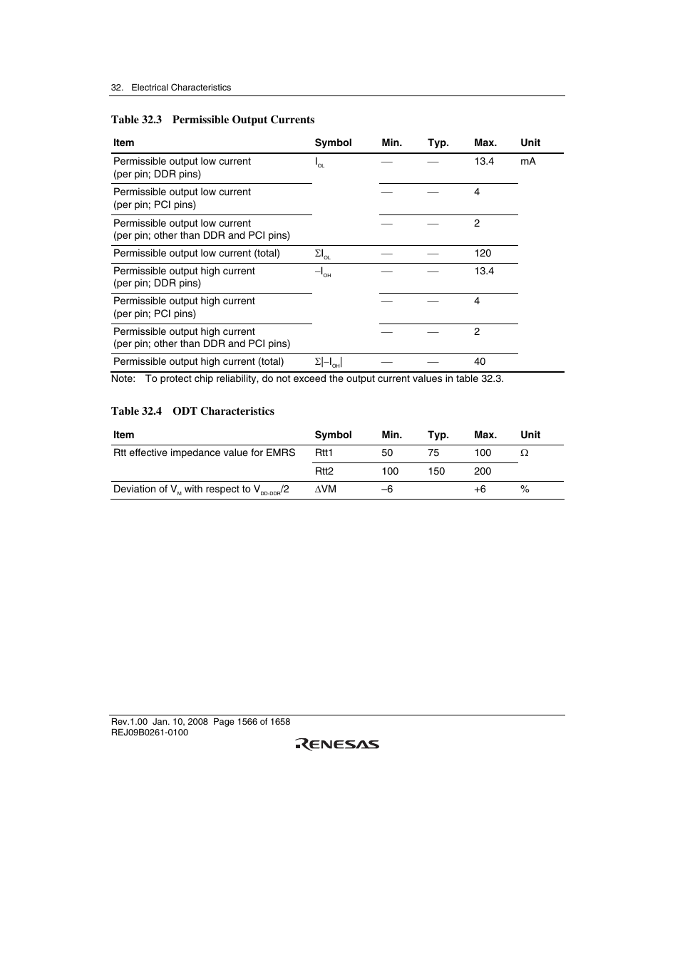 Renesas SH7781 User Manual | Page 1596 / 1692