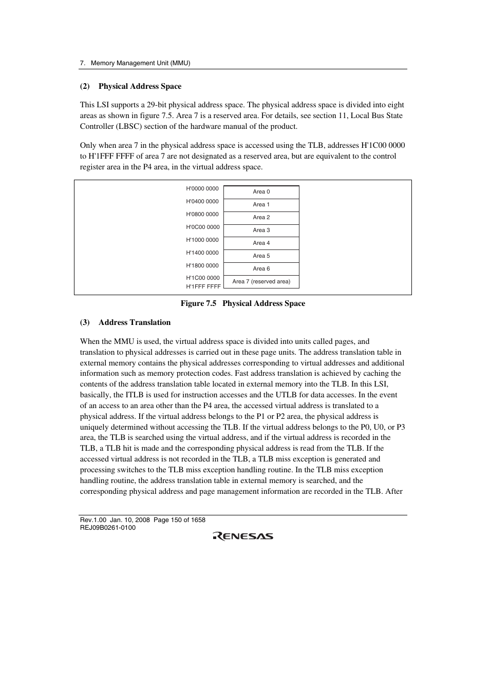 Renesas SH7781 User Manual | Page 180 / 1692