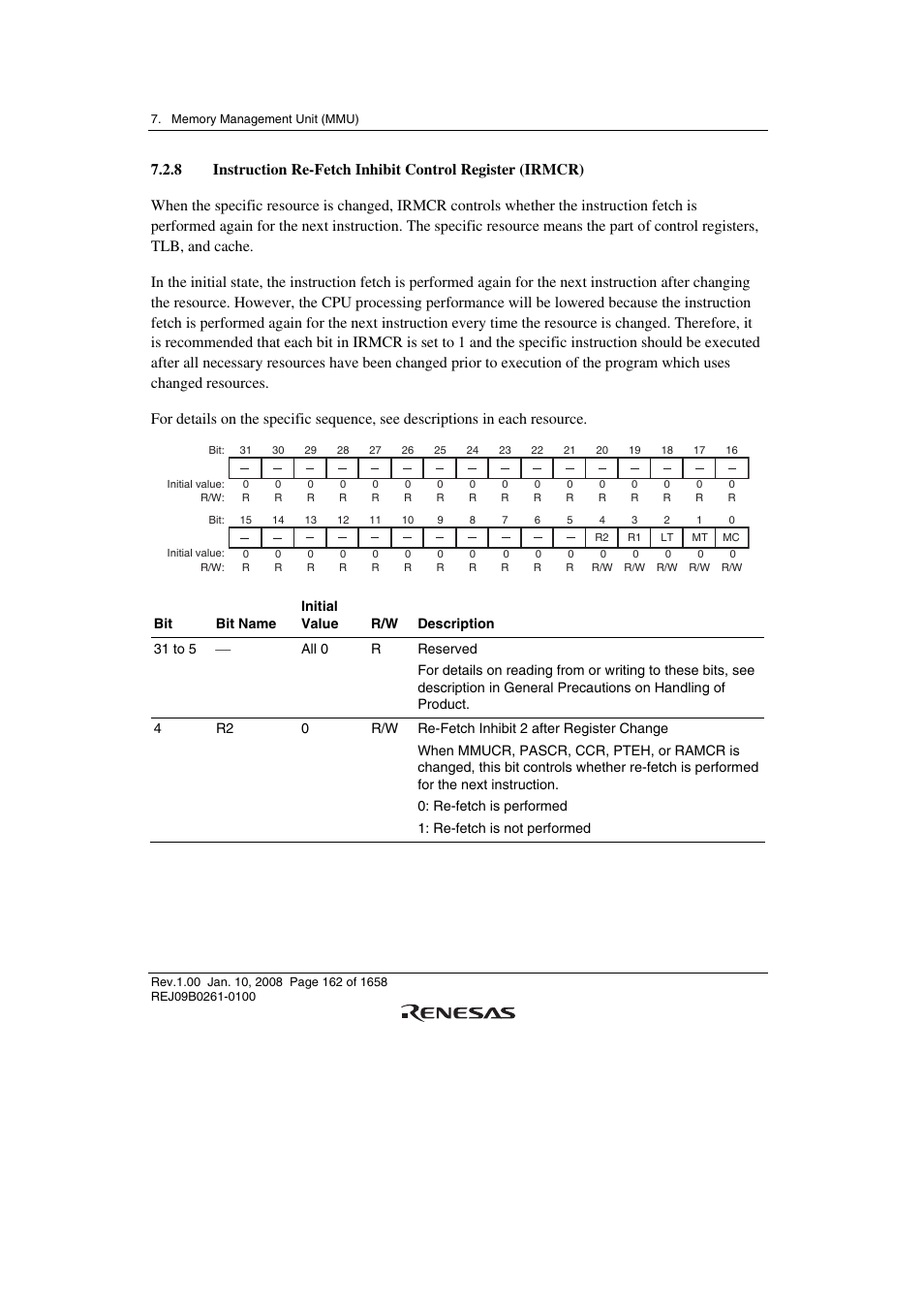 Renesas SH7781 User Manual | Page 192 / 1692