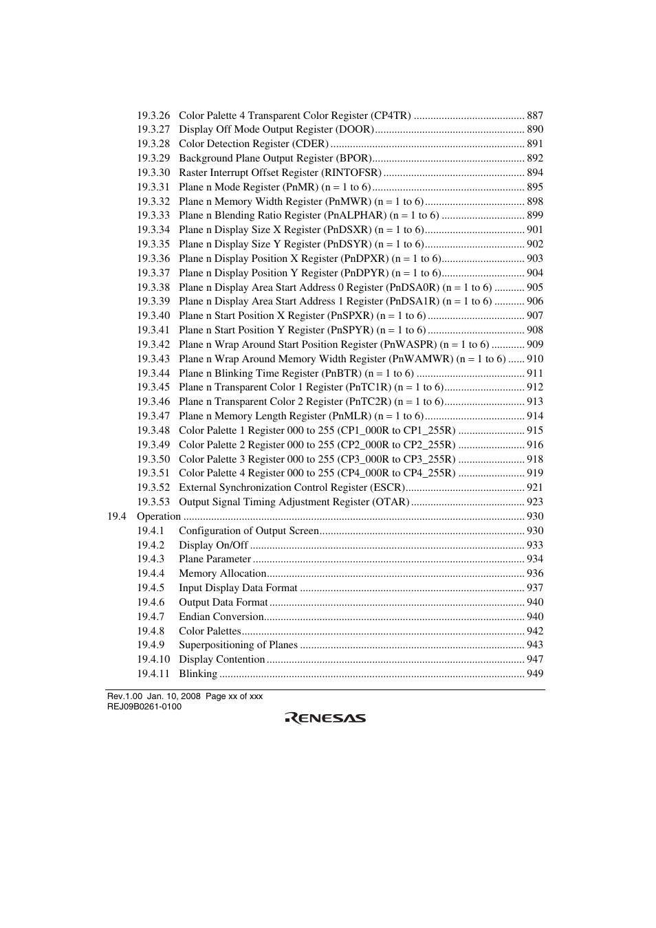 Renesas SH7781 User Manual | Page 20 / 1692