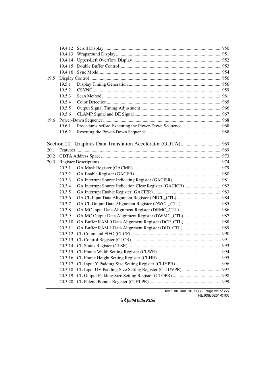 Renesas SH7781 User Manual | Page 21 / 1692