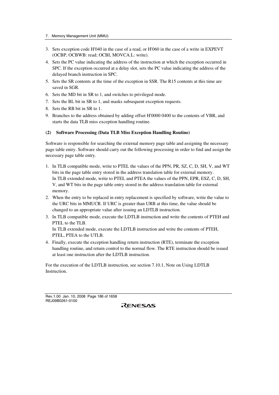 Renesas SH7781 User Manual | Page 216 / 1692