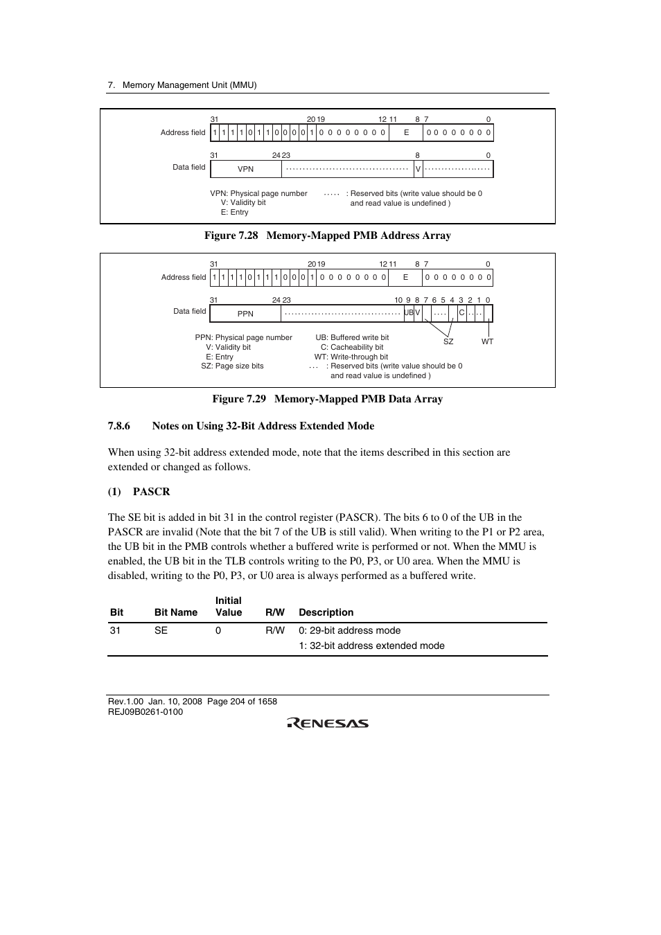 6 notes on using 32-bit address extended mode | Renesas SH7781 User Manual | Page 234 / 1692