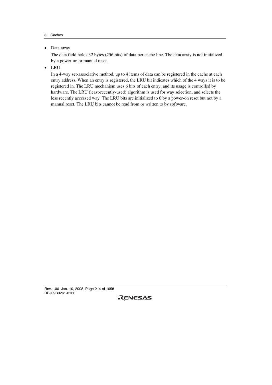 Renesas SH7781 User Manual | Page 244 / 1692