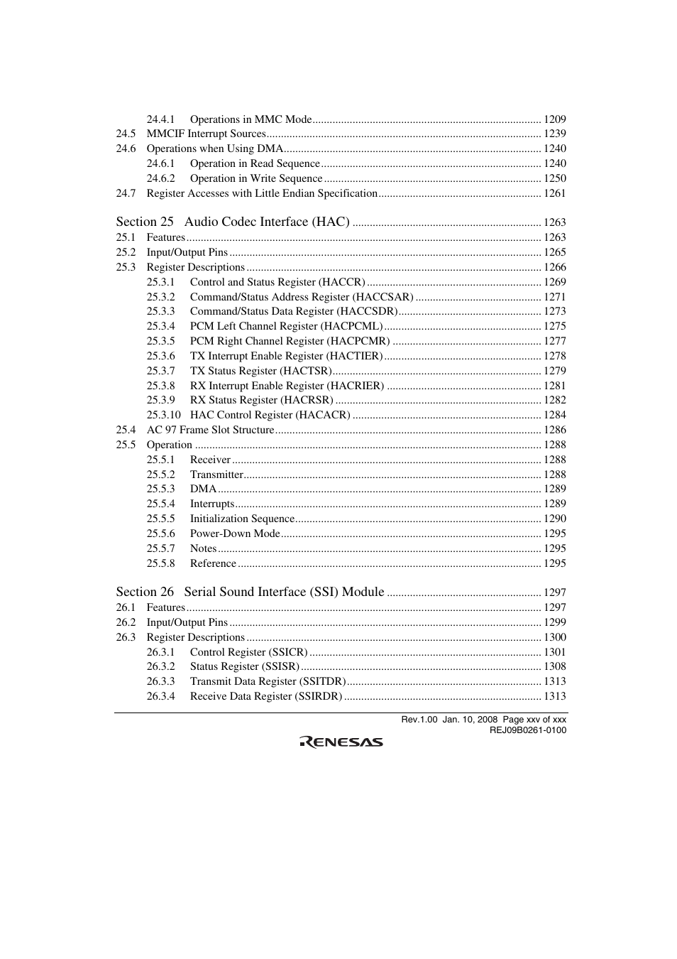 Renesas SH7781 User Manual | Page 25 / 1692