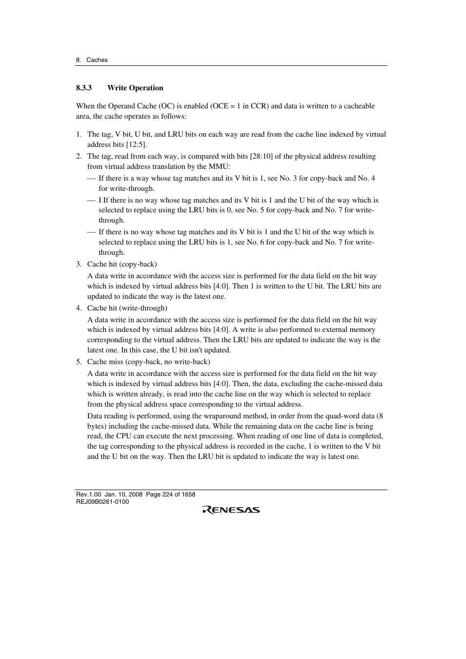 3 write operation | Renesas SH7781 User Manual | Page 254 / 1692