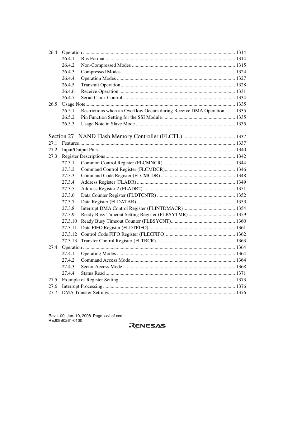 Renesas SH7781 User Manual | Page 26 / 1692