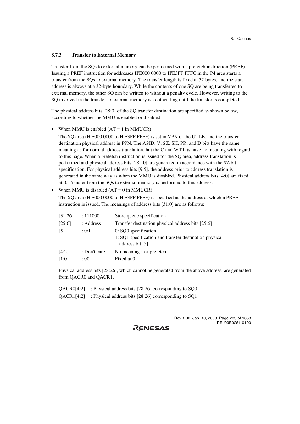 3 transfer to external memory | Renesas SH7781 User Manual | Page 269 / 1692