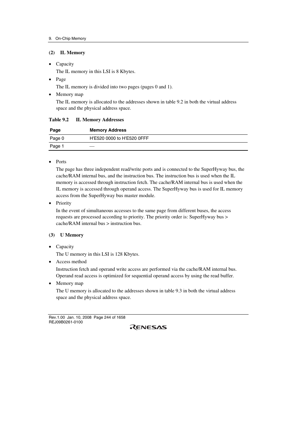 Renesas SH7781 User Manual | Page 274 / 1692