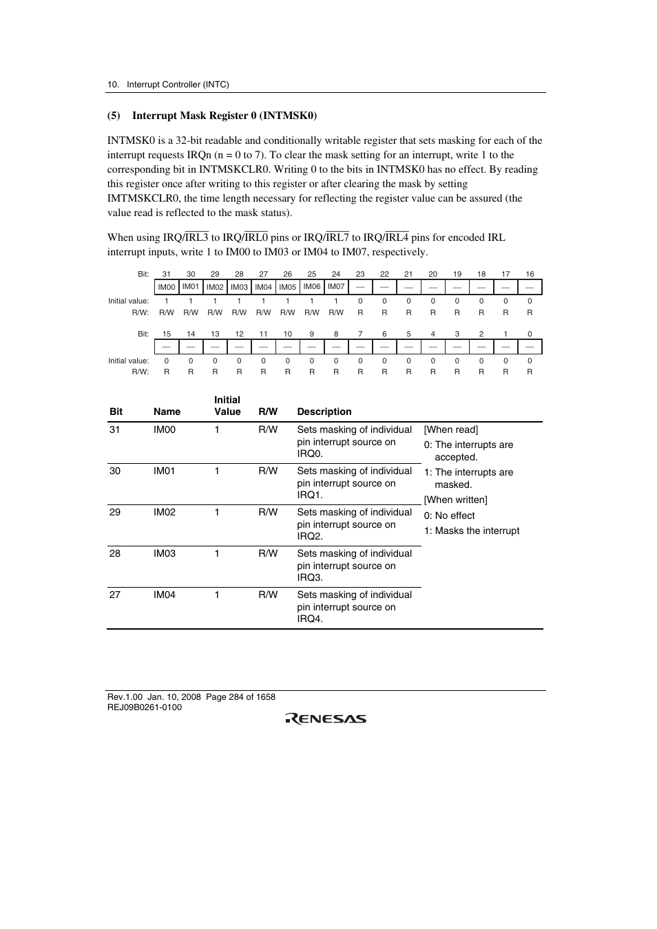 Renesas SH7781 User Manual | Page 314 / 1692