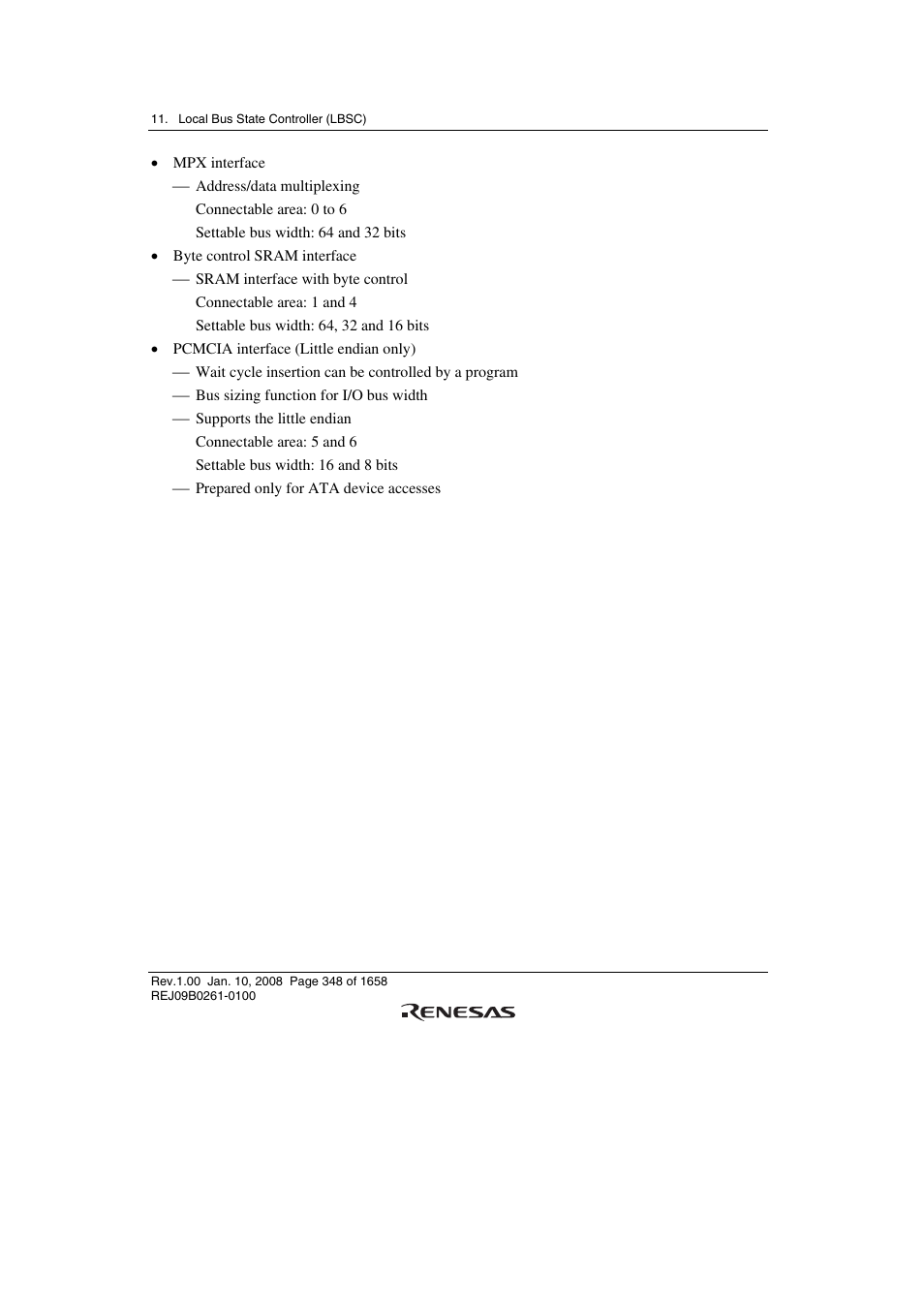 Renesas SH7781 User Manual | Page 378 / 1692