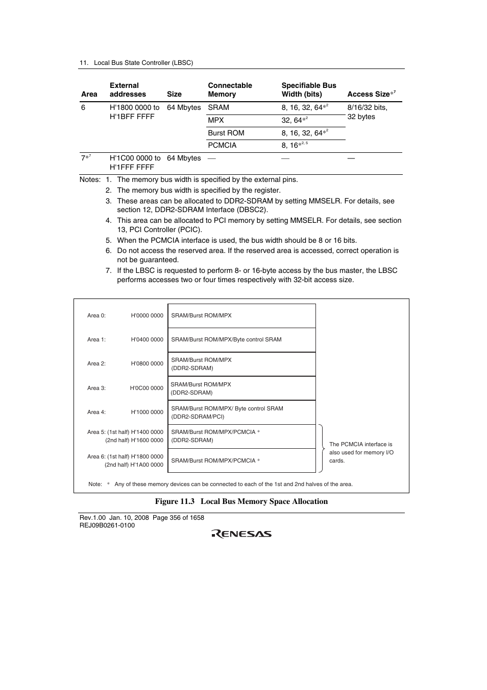 Renesas SH7781 User Manual | Page 386 / 1692