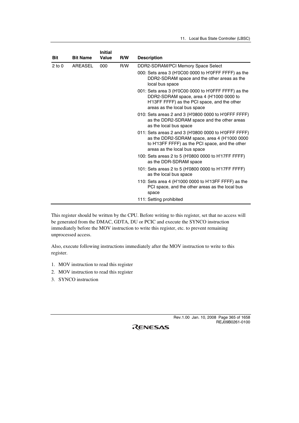 Renesas SH7781 User Manual | Page 395 / 1692