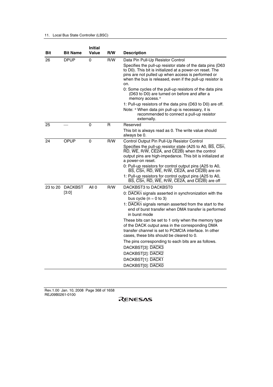 Renesas SH7781 User Manual | Page 398 / 1692