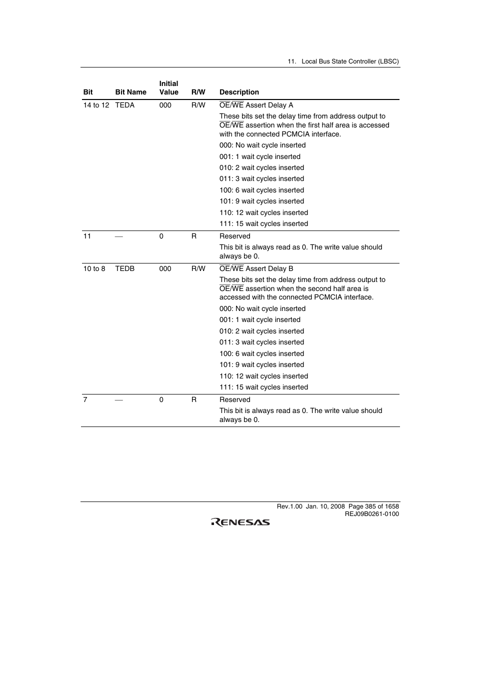 Renesas SH7781 User Manual | Page 415 / 1692