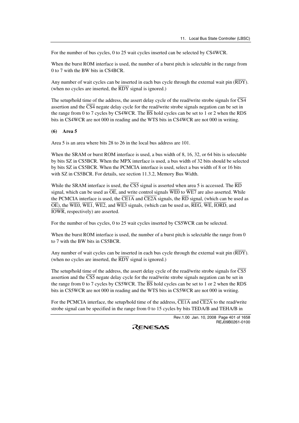 Renesas SH7781 User Manual | Page 431 / 1692