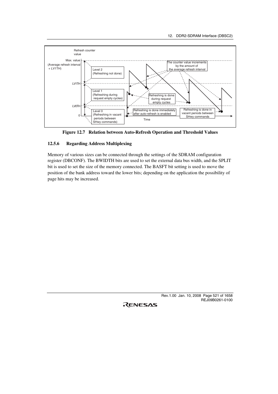 6 regarding address multiplexing | Renesas SH7781 User Manual | Page 551 / 1692