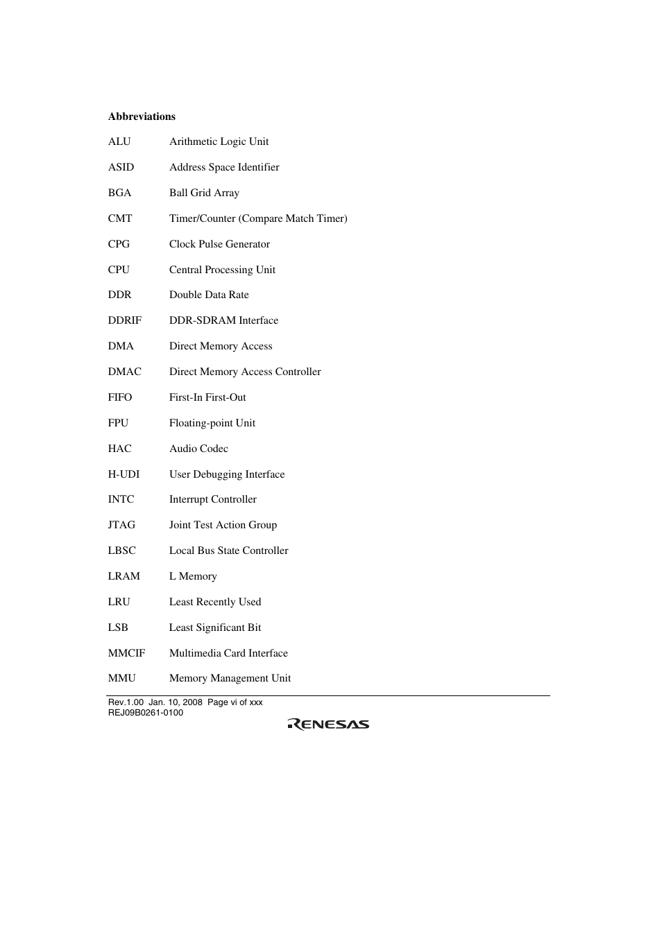 Renesas SH7781 User Manual | Page 6 / 1692