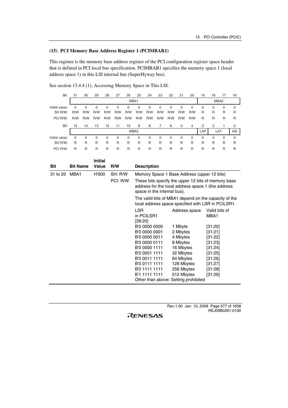 Renesas SH7781 User Manual | Page 607 / 1692