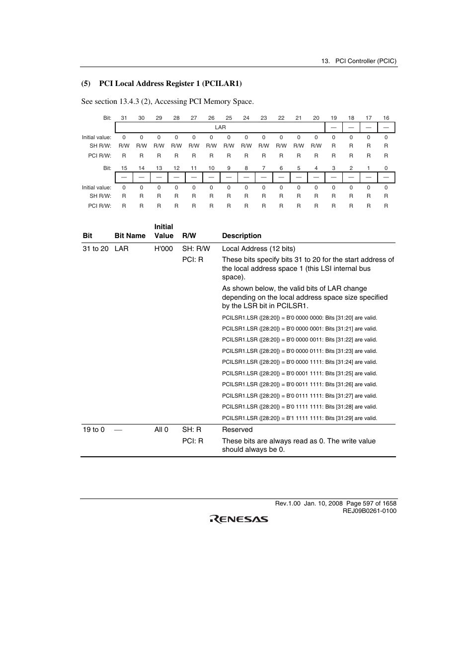 Renesas SH7781 User Manual | Page 627 / 1692