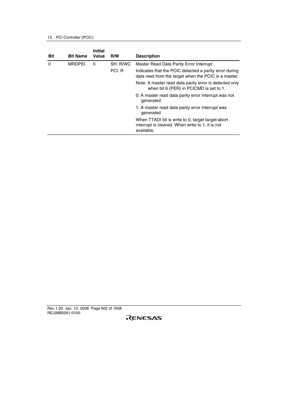 Renesas SH7781 User Manual | Page 632 / 1692