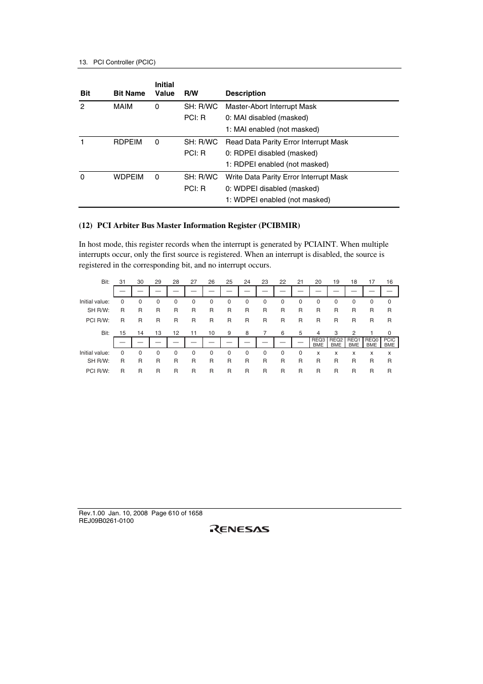 Renesas SH7781 User Manual | Page 640 / 1692