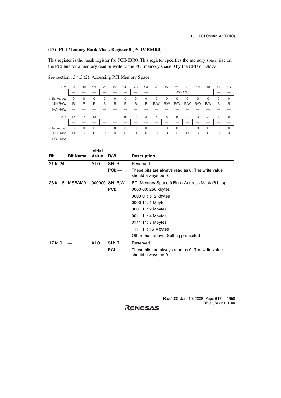 Renesas SH7781 User Manual | Page 647 / 1692