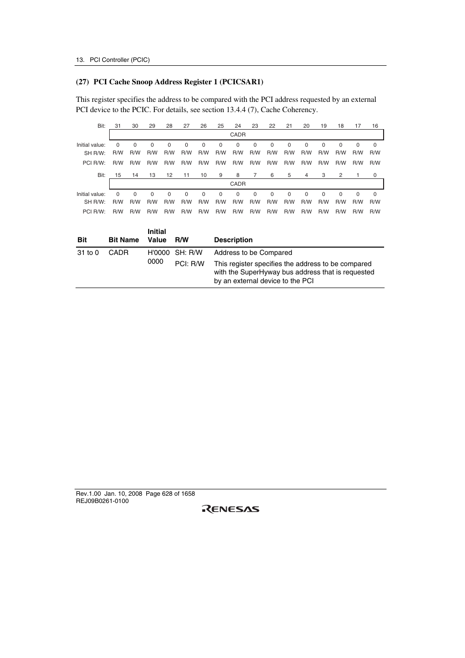 Renesas SH7781 User Manual | Page 658 / 1692