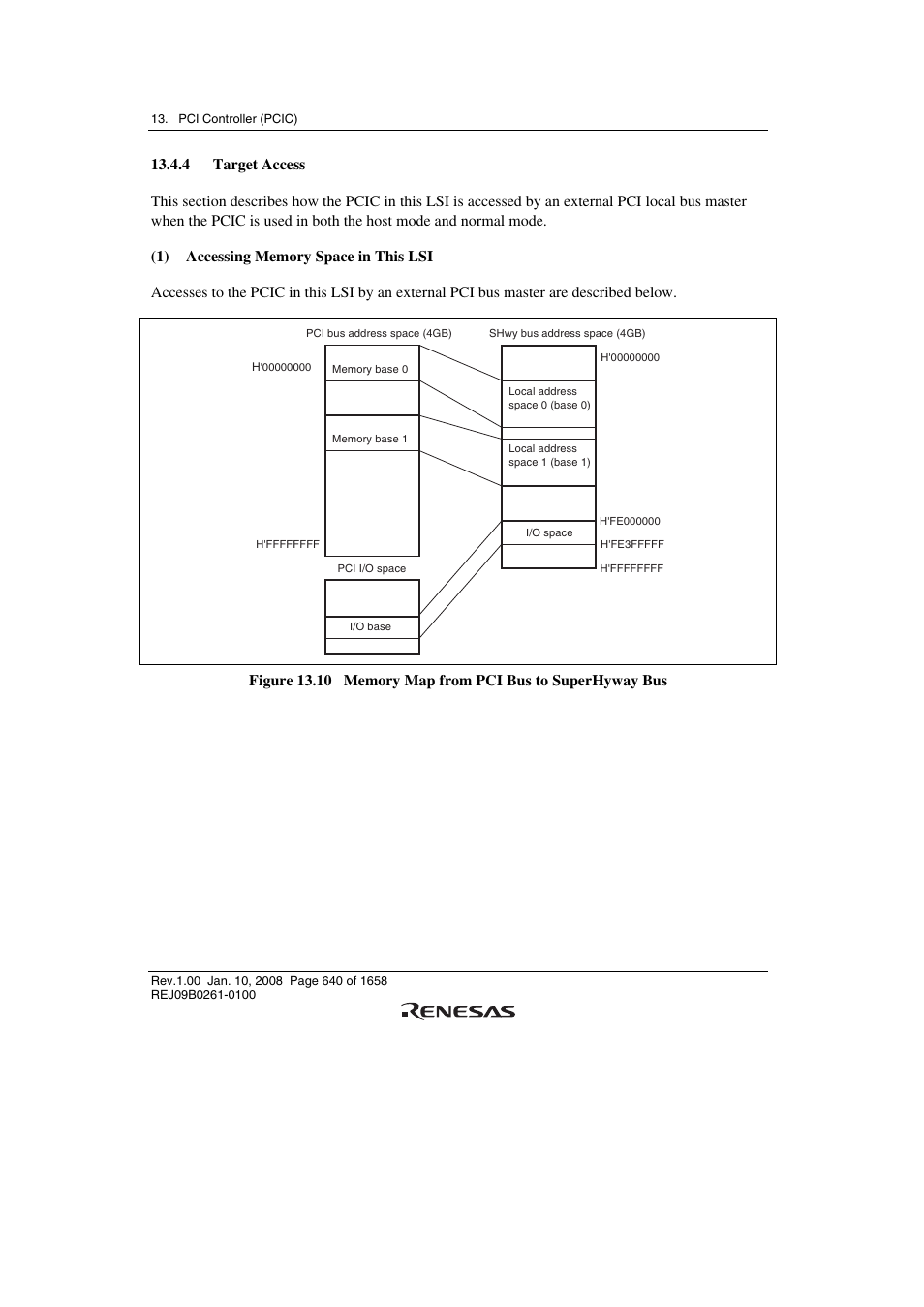 4 target access | Renesas SH7781 User Manual | Page 670 / 1692