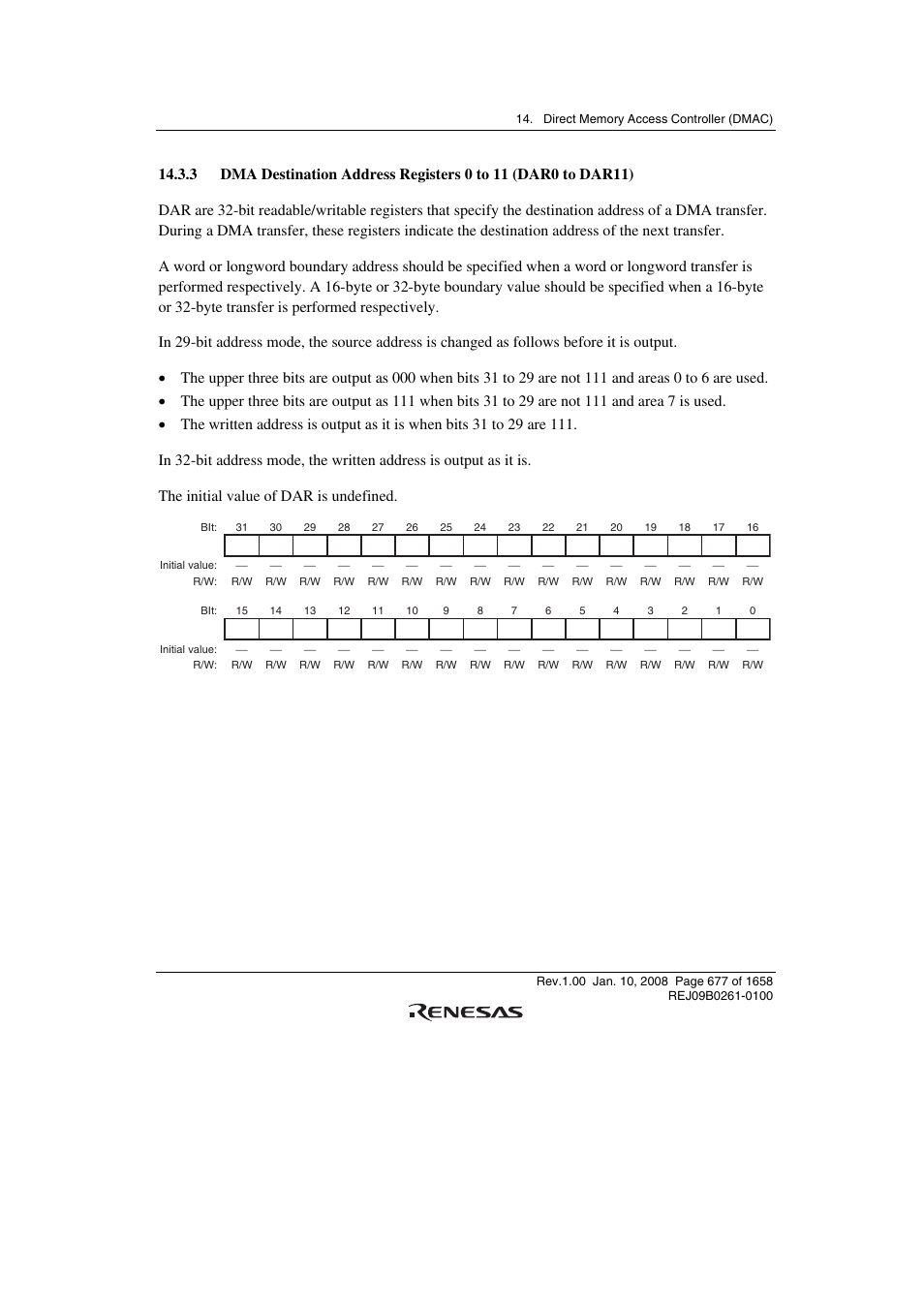 Renesas SH7781 User Manual | Page 707 / 1692