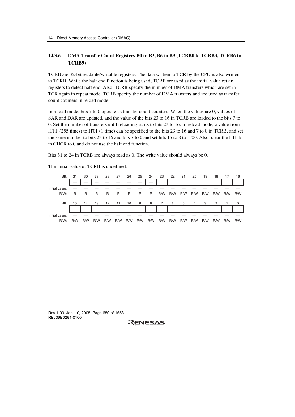 Renesas SH7781 User Manual | Page 710 / 1692